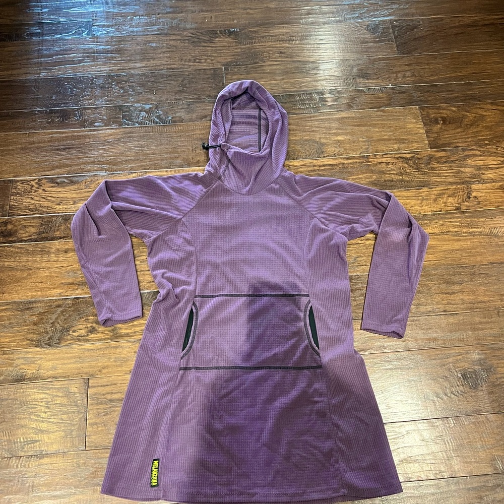 Melanzana microgrid womens XL dress